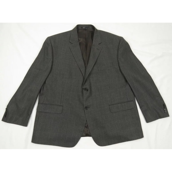 NWOT Lauren Ralph Lauren LRL Wool Silk 2 Button Blazer Sport Coat Jacket 48 S